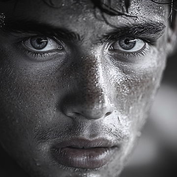 面部人脸部特写