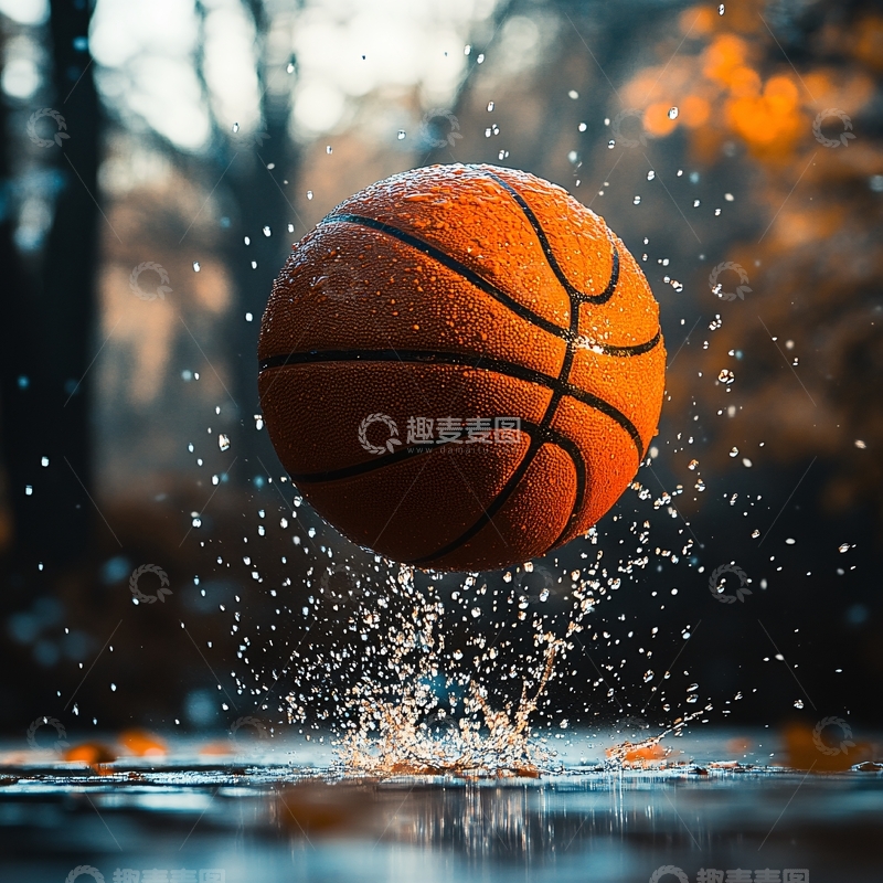 高清大图下载【趣麦麦图】校园篮球赛篮球运动