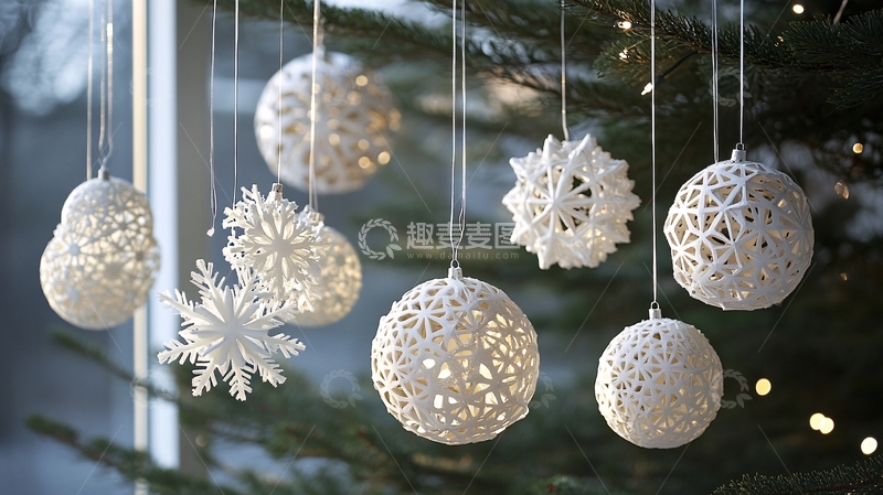 高清大图下载【趣麦麦图】中性圣诞装饰