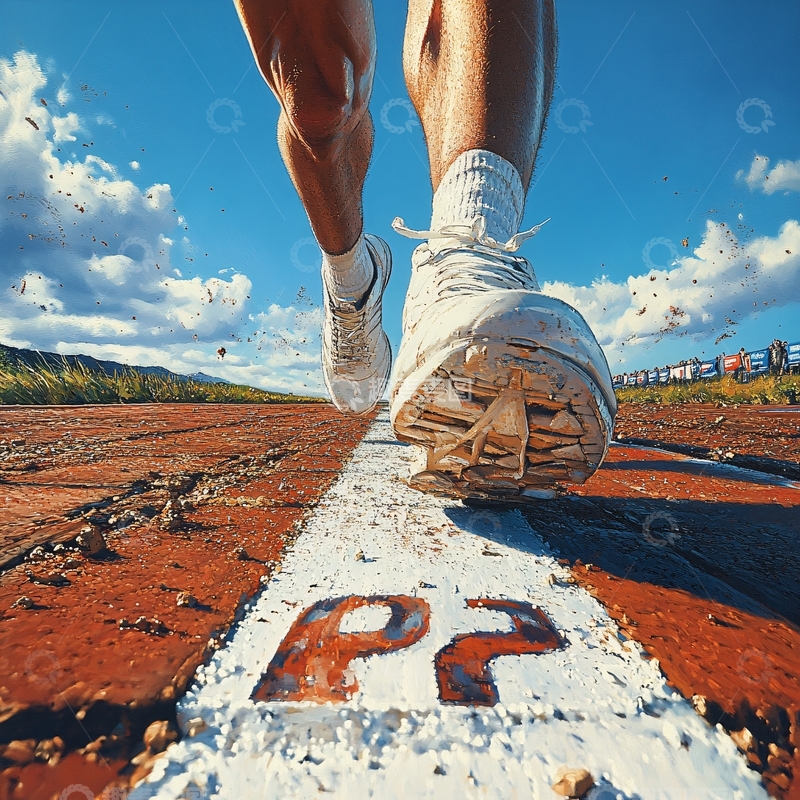 高清大图下载【趣麦麦图】慢跑高清图片