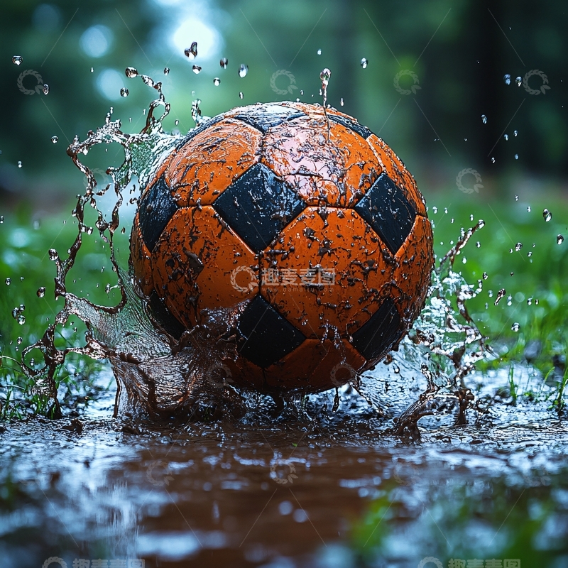 高清大图下载【趣麦麦图】高清足球素材2