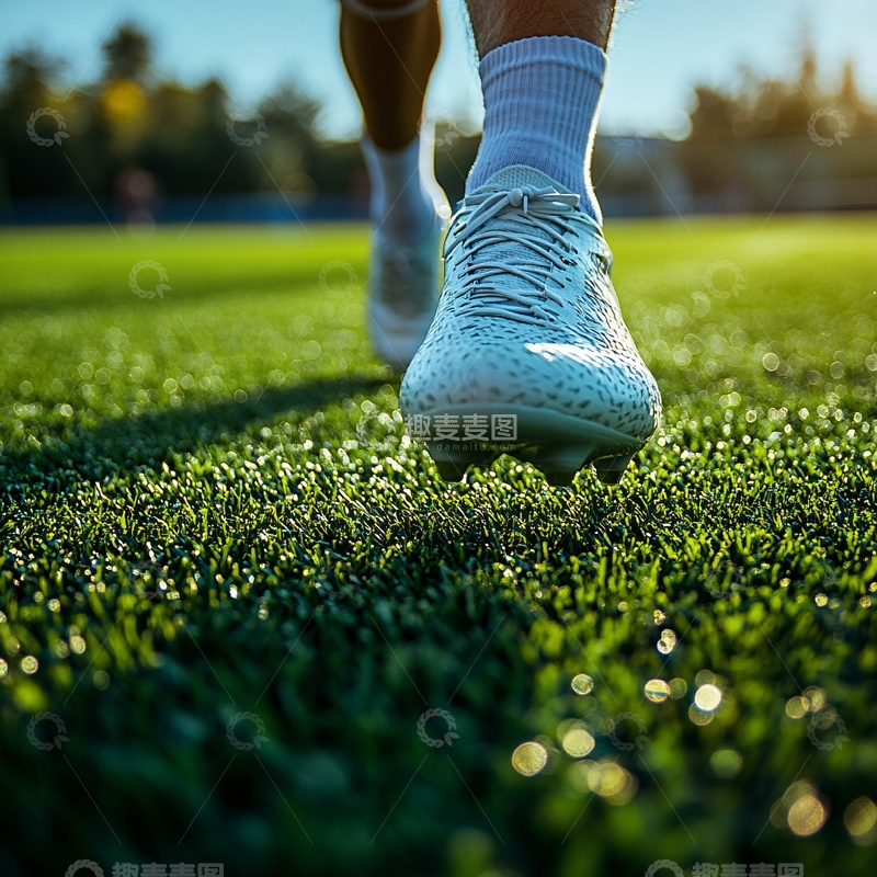 高清大图下载【趣麦麦图】-草坪足下留情