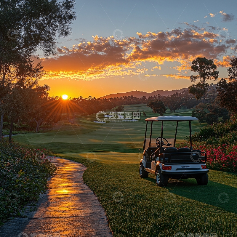 高清大图下载【趣麦麦图】高尔夫球场实景