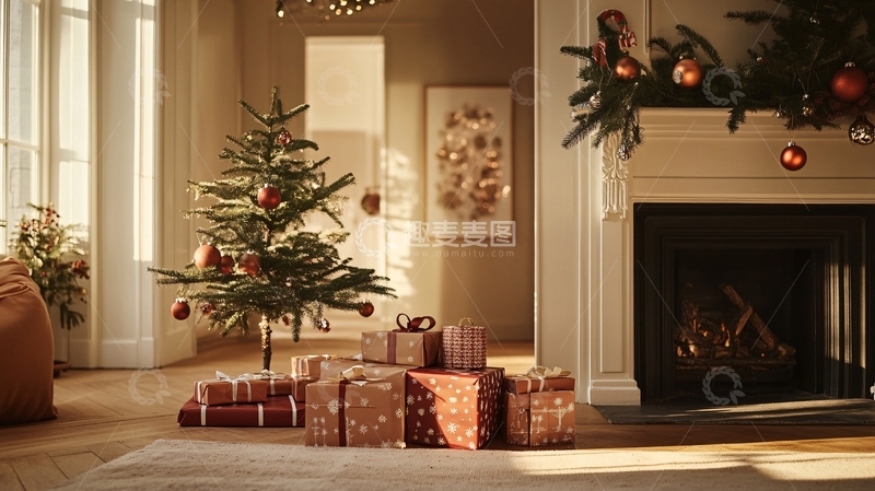 高清大图下载【趣麦麦图】圣诞居家布置4