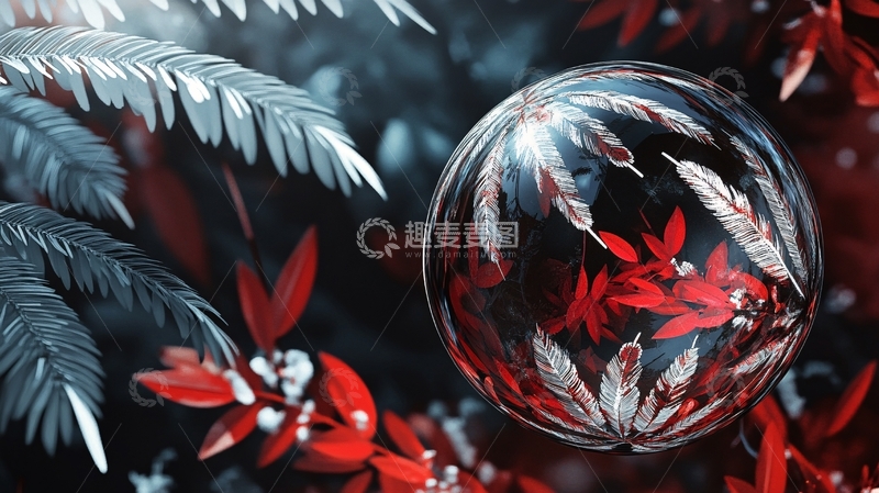 高清大图下载【趣麦麦图】唯美梦幻枫叶7