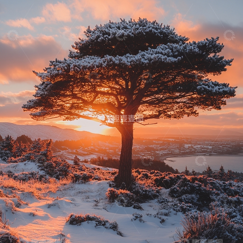 高清大图下载【趣麦麦图】冬日唯美树景2
