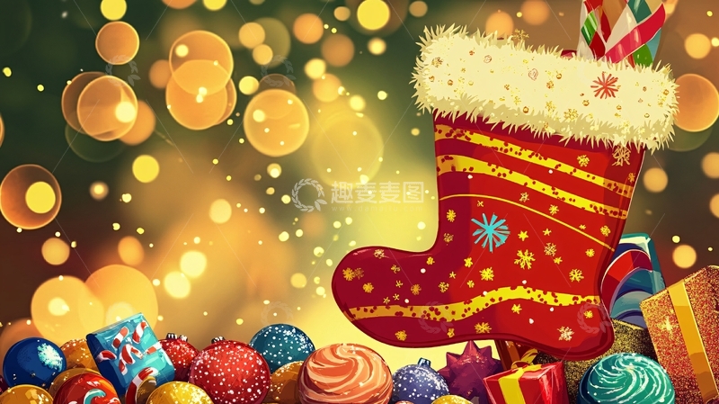 高清大图下载【趣麦麦图】圣诞节壁纸3