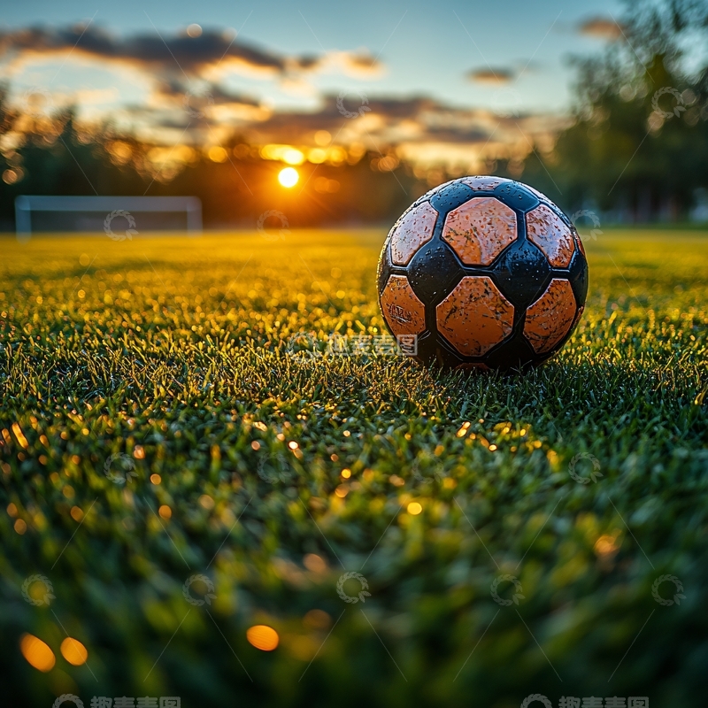 高清大图下载【趣麦麦图】阳光下的足球3