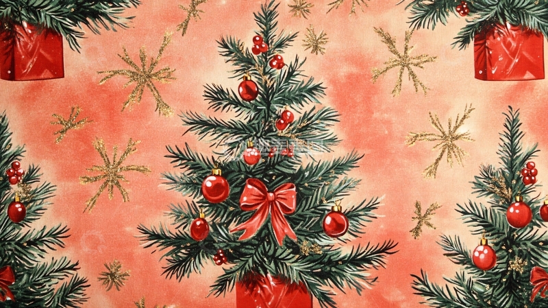 高清大图下载【趣麦麦图】红色包装纸