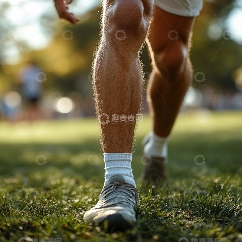 高清大图下载【趣麦麦图】焦点射击腿