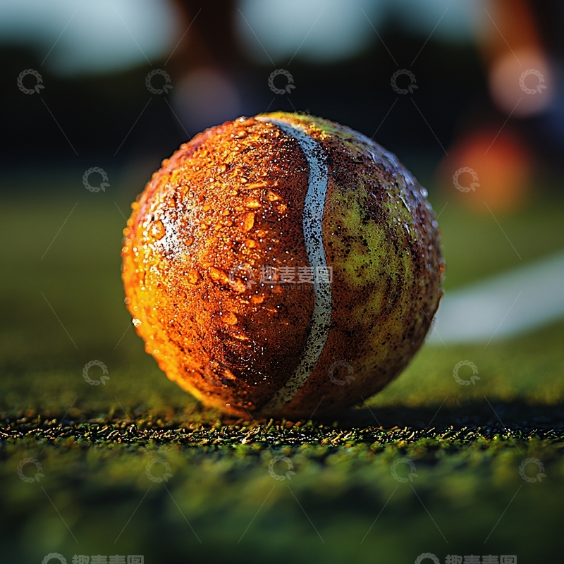 高清大图下载【趣麦麦图】网球运动练习场景