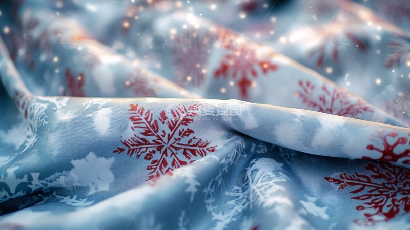 高清大图下载【趣麦麦图】雪花印染图