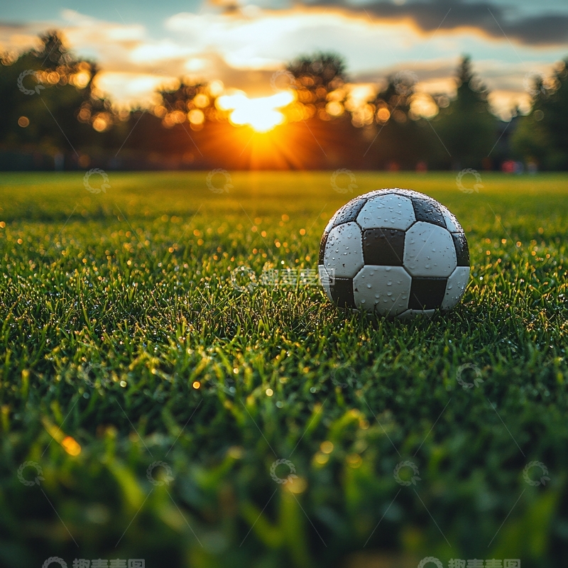 高清大图下载【趣麦麦图】阳光下的足球2