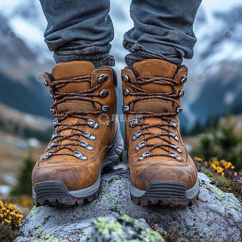 高清大图下载【趣麦麦图】户外登山鞋2