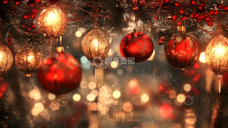 高清大图下载【趣麦麦图】高清唯美节日灯笼8