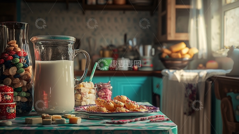 高清大图下载【趣麦麦图】牛奶场景图7