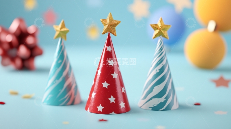 高清大图下载【趣麦麦图】生日快乐帽高清1