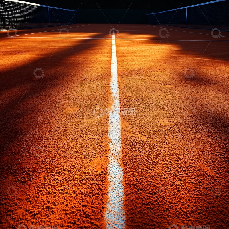高清大图下载【趣麦麦图】红土网球场