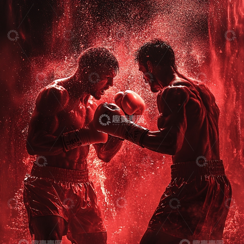 高清大图下载【趣麦麦图】泰拳海报背景