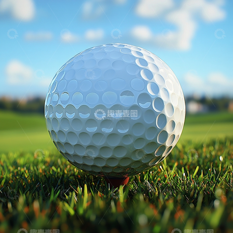 高清大图下载【趣麦麦图】高尔夫球广告