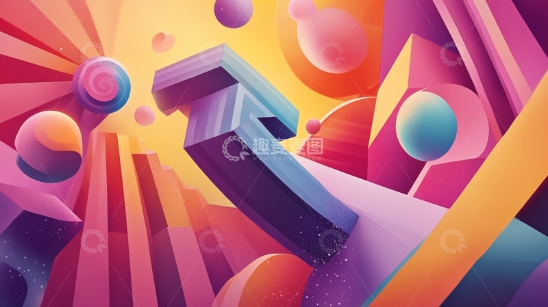 高清大图下载【趣麦麦图】渐变插画风3