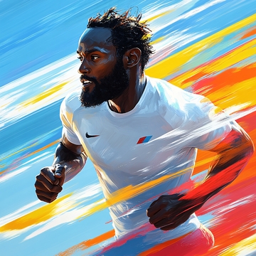 个人原创插画运动员6