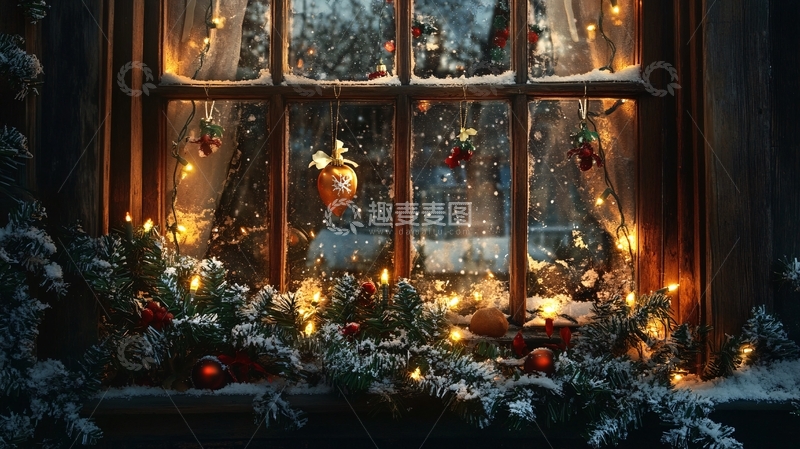 高清大图下载【趣麦麦图】圣诞装饰灯光工艺