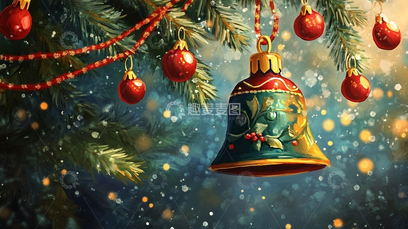 高清大图下载【趣麦麦图】终稿圣诞铃铛12