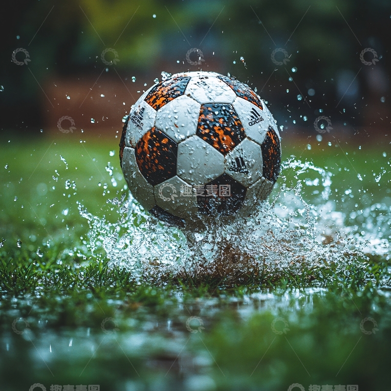 高清大图下载【趣麦麦图】高清足球素材3