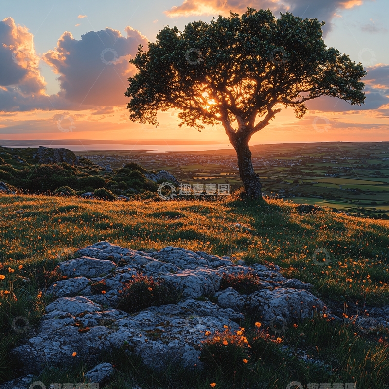 高清大图下载【趣麦麦图】唯美阳光小树23