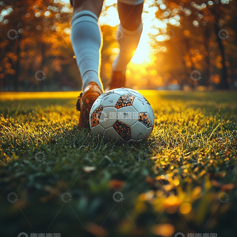 高清大图下载【趣麦麦图】体育运动校园足球1