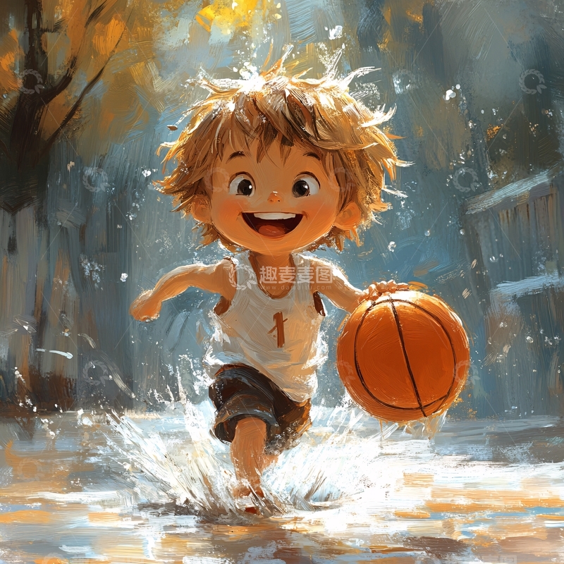 高清大图下载【趣麦麦图】版篮球男孩2