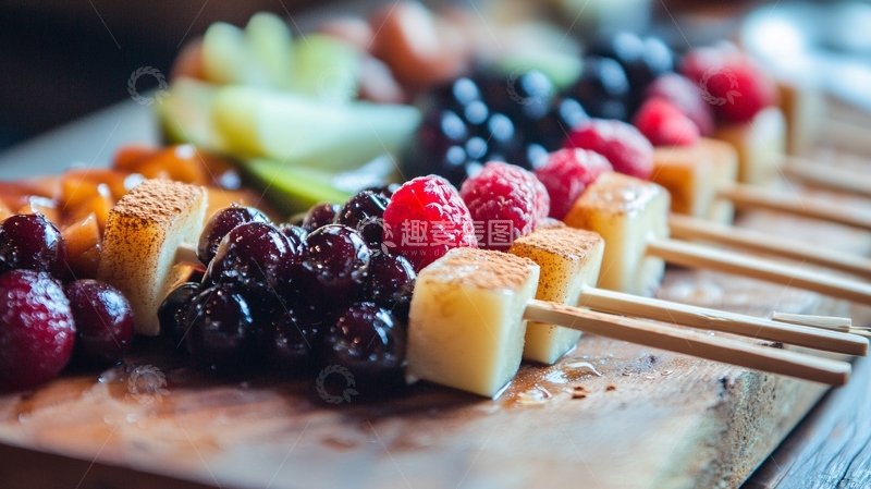 高清大图下载【趣麦麦图】水果串特色小吃