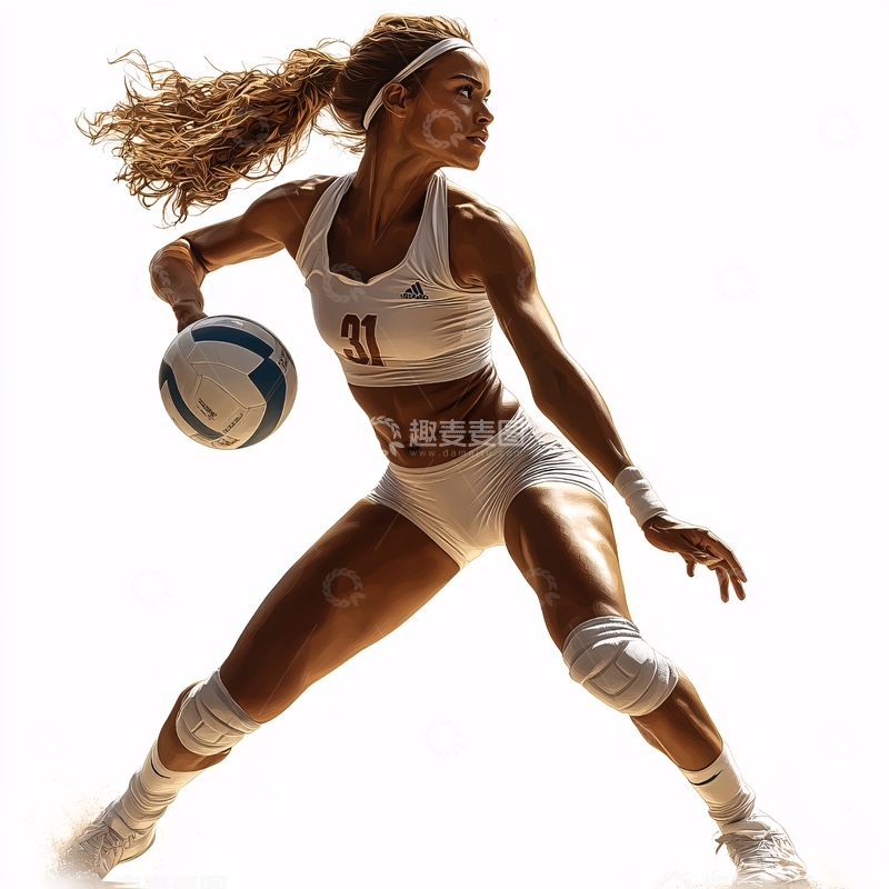 高清大图下载【趣麦麦图】女运动员