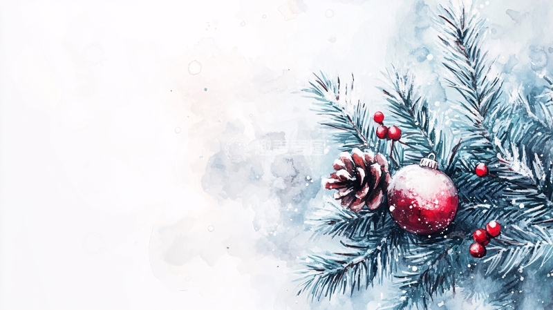 高清大图下载【趣麦麦图】圣诞节艺术壁纸模板