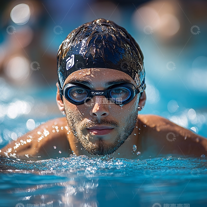 高清大图下载【趣麦麦图】休闲运动游泳1