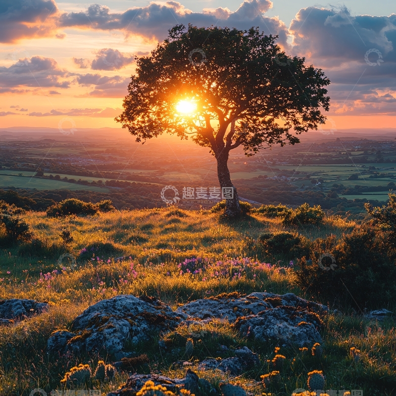 高清大图下载【趣麦麦图】唯美阳光小树24