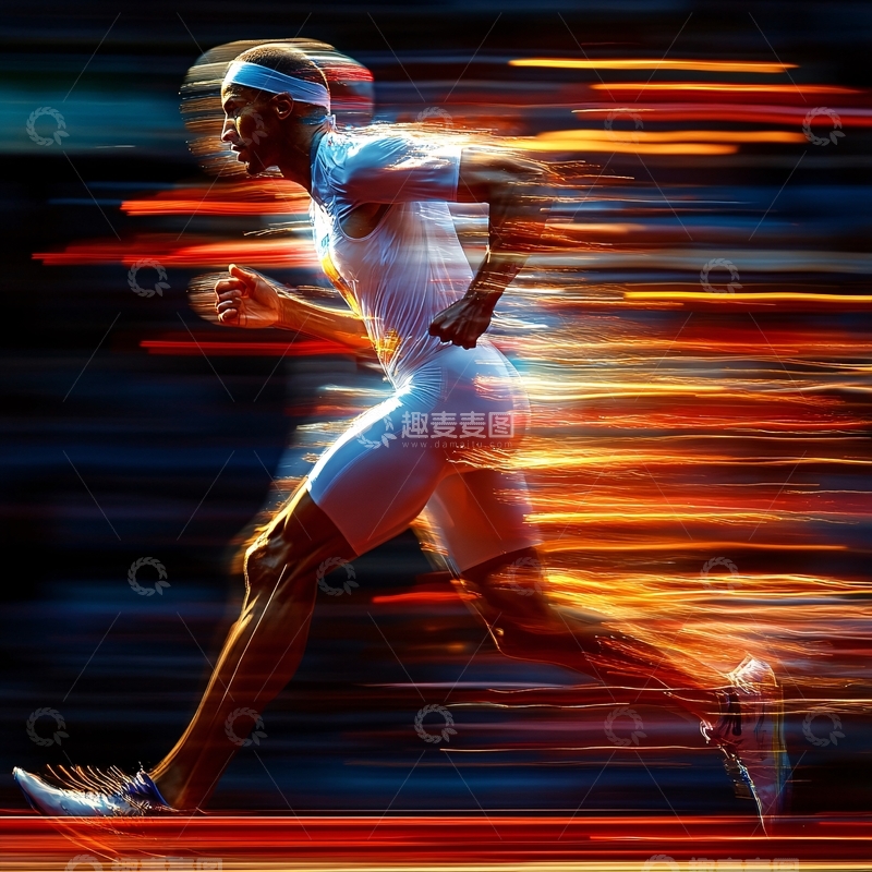 奔跑跑步运动背景2
