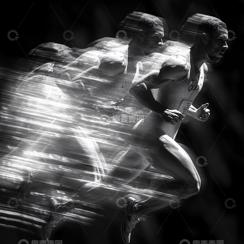 高清大图下载【趣麦麦图】体育奔跑赛跑运动会3