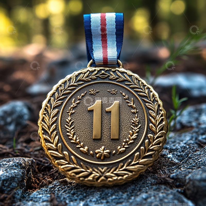 高清大图下载【趣麦麦图】徒步奖牌