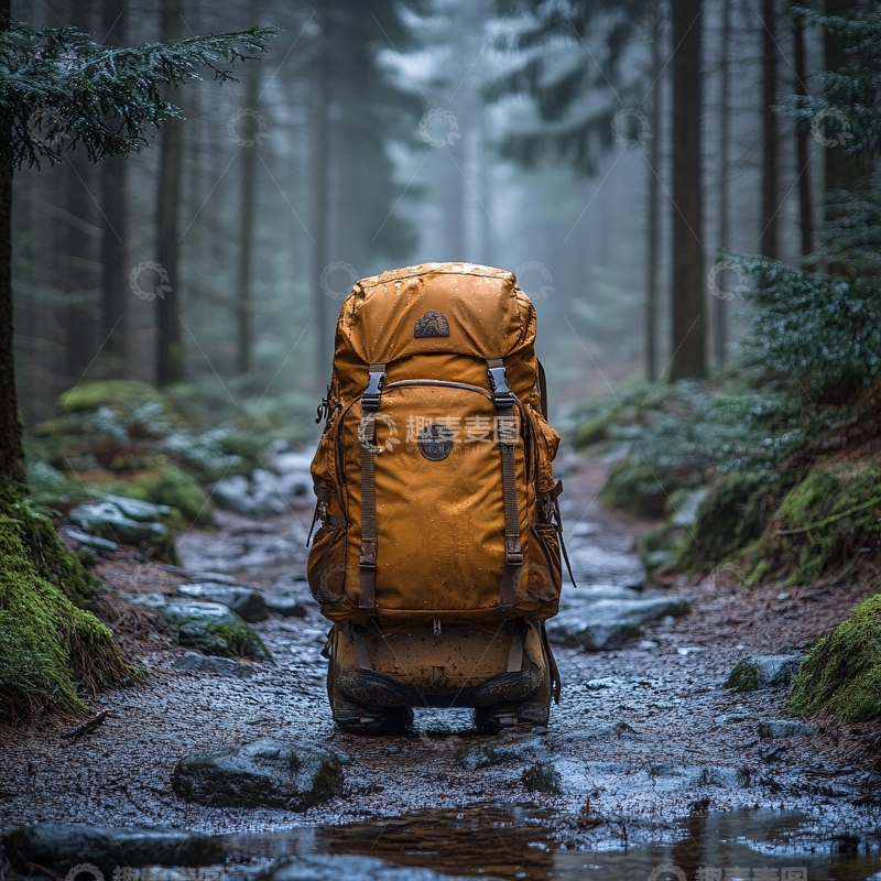 高清大图下载【趣麦麦图】游客背包