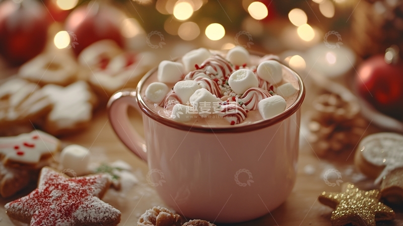 高清大图下载【趣麦麦图】圣诞节糖果1