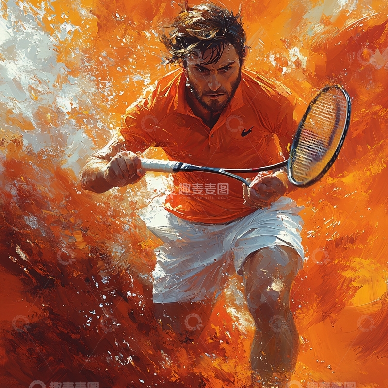 高清大图下载【趣麦麦图】运动风暴广告