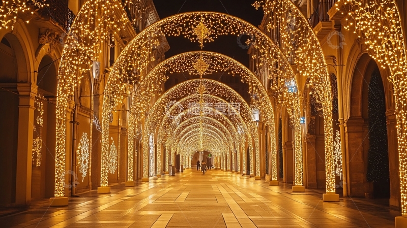 高清大图下载【趣麦麦图】灯饰长廊