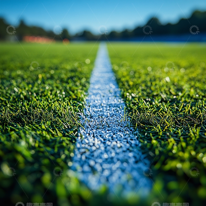 高清大图下载【趣麦麦图】绿茵场特写4