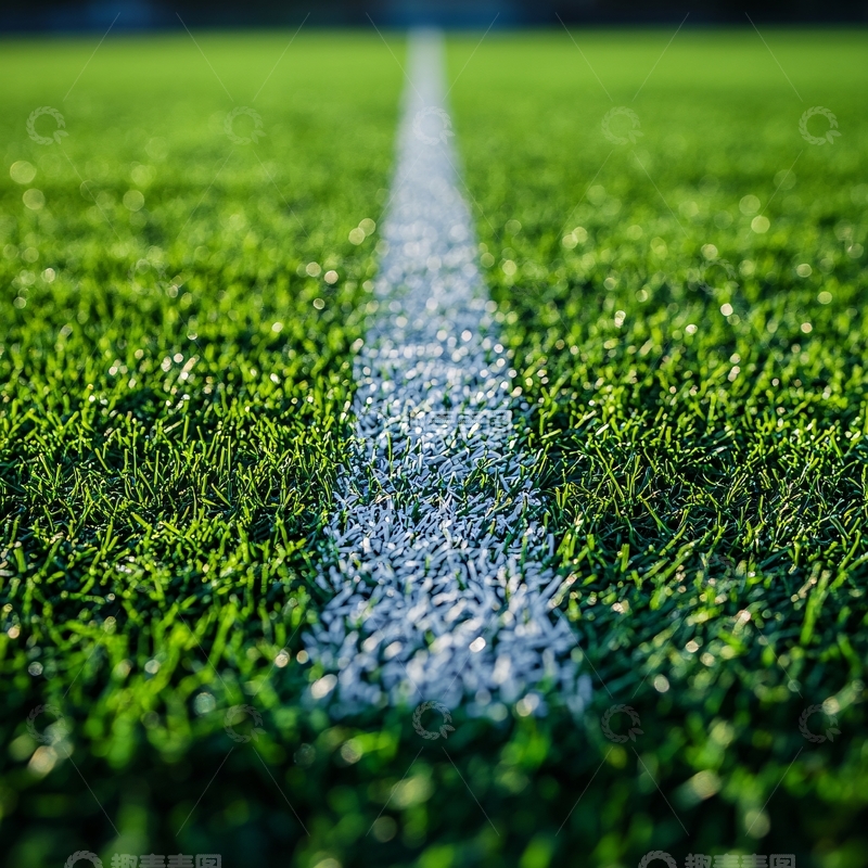 高清大图下载【趣麦麦图】绿茵场特写5