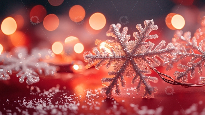 高清大图下载【趣麦麦图】唯美雪花17