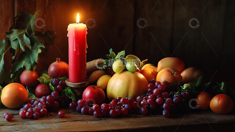 高清大图下载【趣麦麦图】感恩节水果