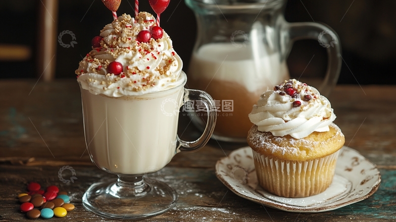 高清大图下载【趣麦麦图】奶昔加盟3