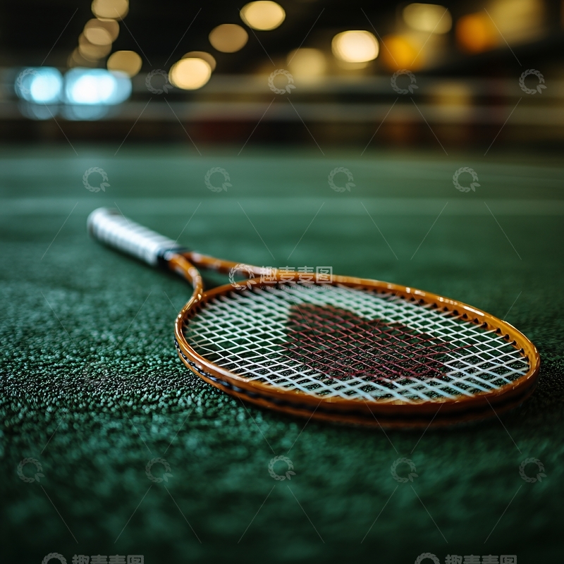 高清大图下载【趣麦麦图】球拍特写